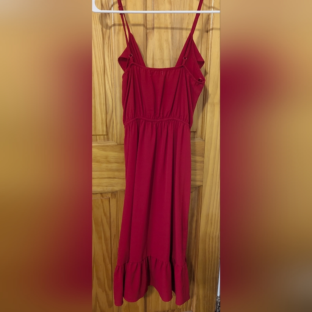 Monteau Vibrant Red Blouse